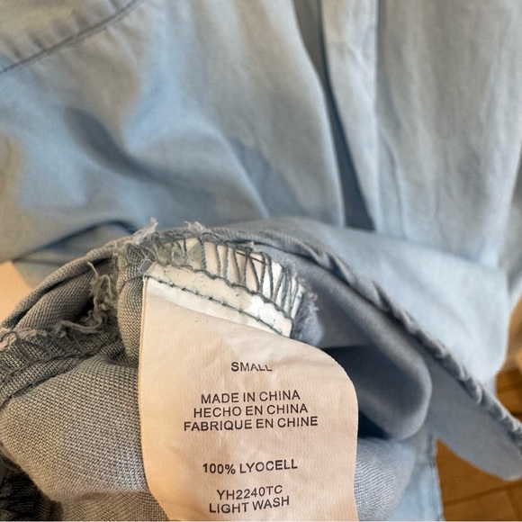 Thread & Supply Light Blue Collar Shirt - Picture 5 of 5